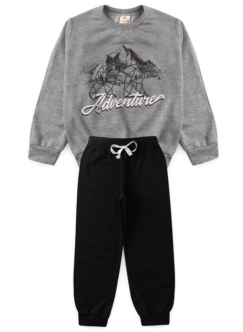 Moletom Forrado Conjunto De Moleton Infantil Masculino Anos